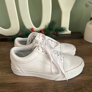Vans White Low-Top Sneakers